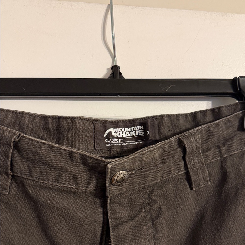 Mountain Khakis Dark Gray Classic Trousers